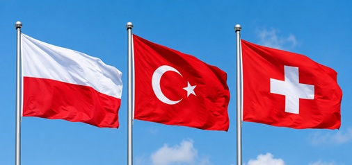 Svizzera, Polonia, Turchia